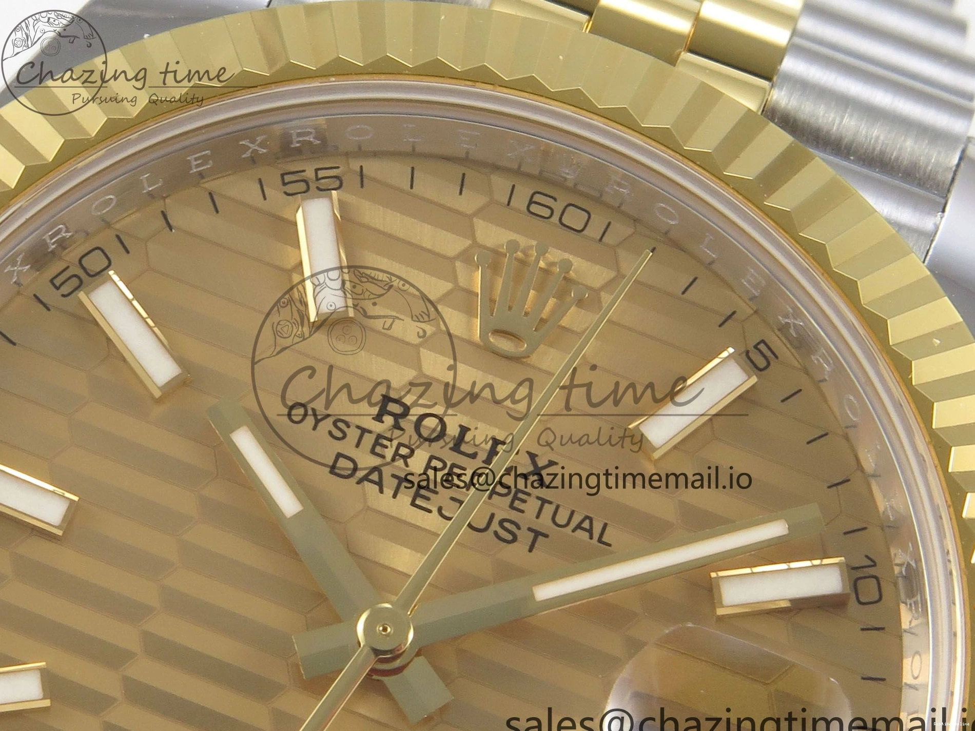 0226 TravelReady DateJust 41 126333 SS YG ARF 1:1 Best Edition YG Texture Stick Dial on Jubilee Bracelet SH3235 (Weighted) 217